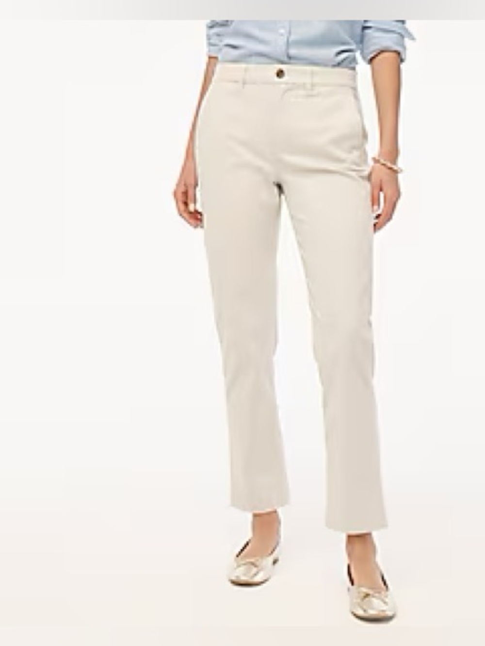 J.Crew High-rise girlfriend chino pant